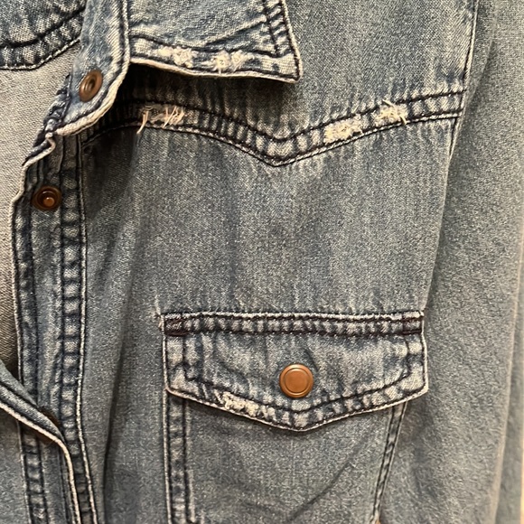 Jean Button Down - Picture 3 of 4